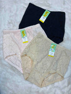 Hipster Full Coverage High Waist Solid S-2XL 10/02/26