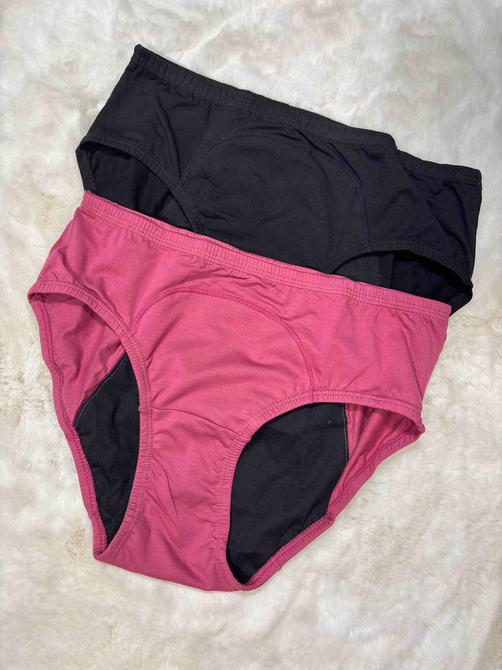 Juliet Midi Half Coverage Mid Waist Solid Pack Of 2 S-3XL Period Panty 18/11/25