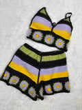 Crochet Beach Wear Full Coverage Padded Shorts Solid S-2XL 24/04/26 6
