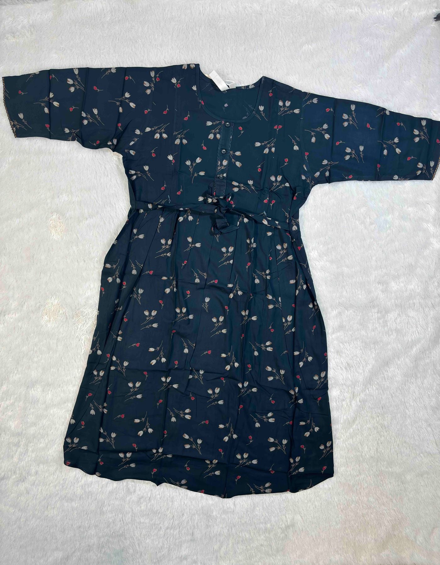 mothervalue-maternity-wear-3-4-sleeves-knee-length-printed-m-2xl-25-01-26QQ