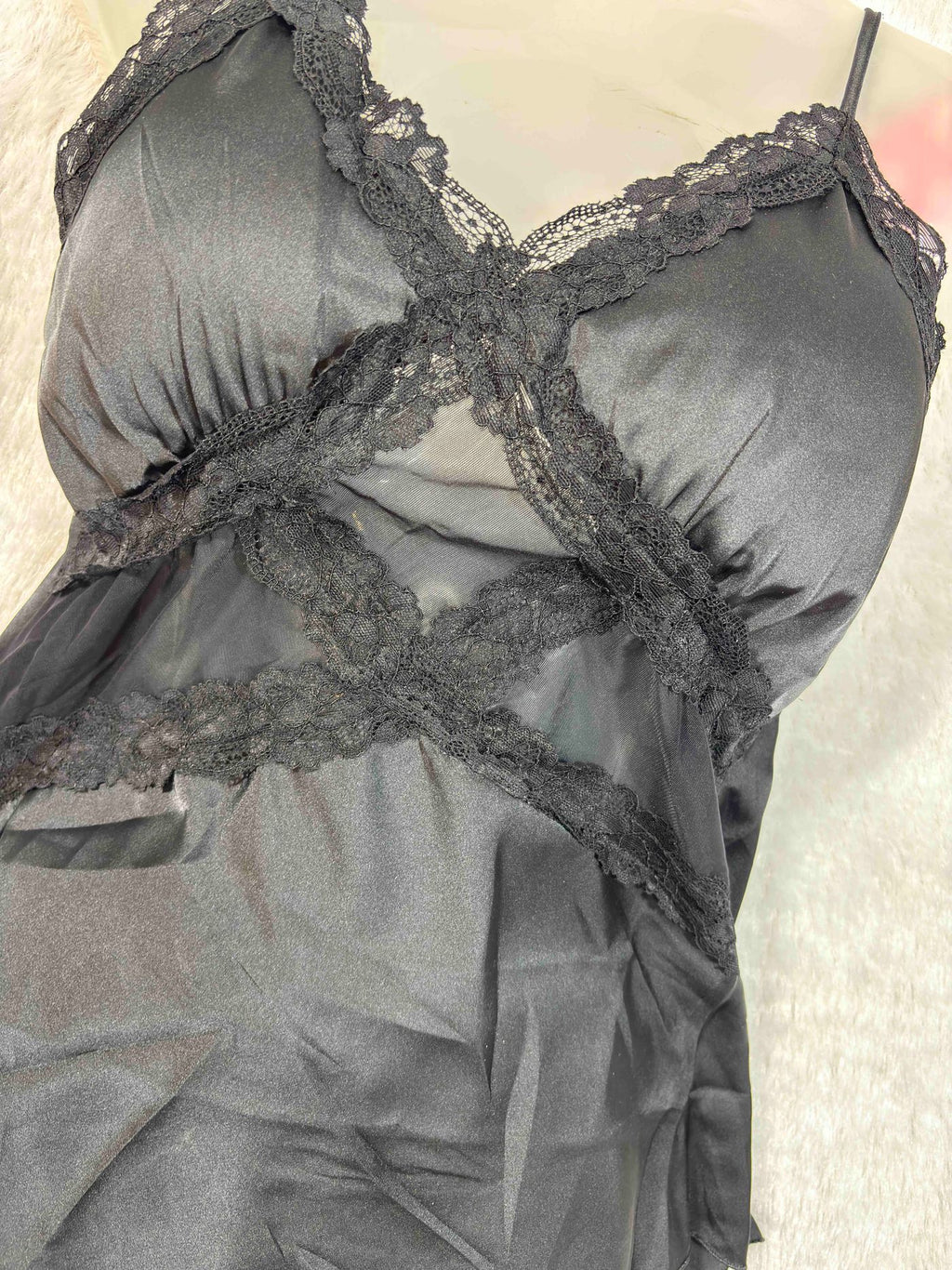 Baby Doll Lingerie Set Full Coverage Sleeveless Padded Solid S-2XL 17/02/26