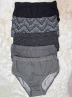 Lady Care Hipster Full Coverage High Waist 5Pc Mix Opus Pack Of 5 M-2XL 04/11/25