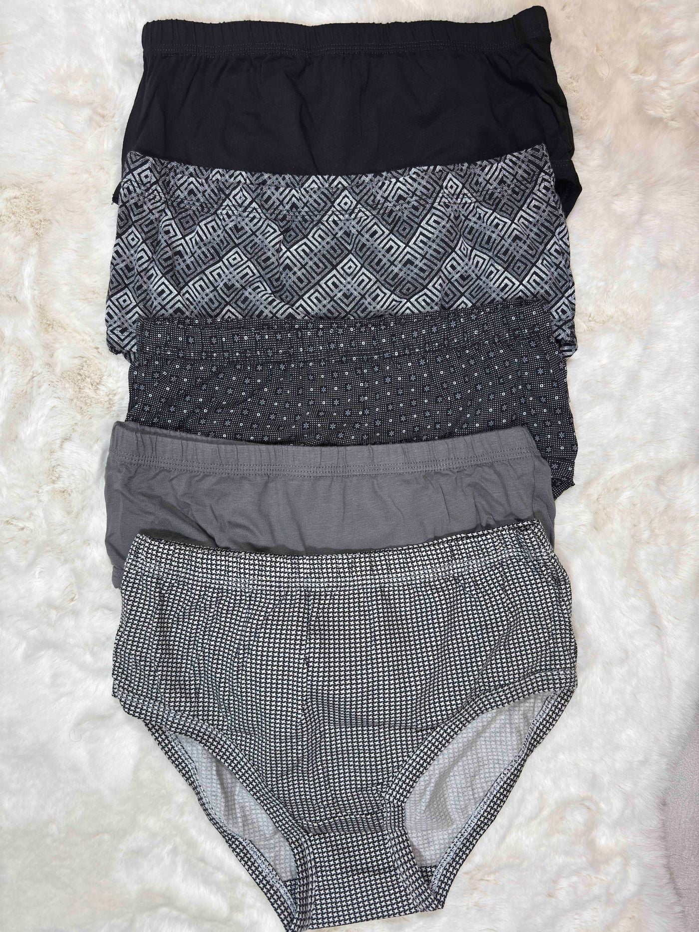 Lady Care Hipster Full Coverage High Waist 5Pc Mix Opus Pack Of 5 M-2XL 04/11/25