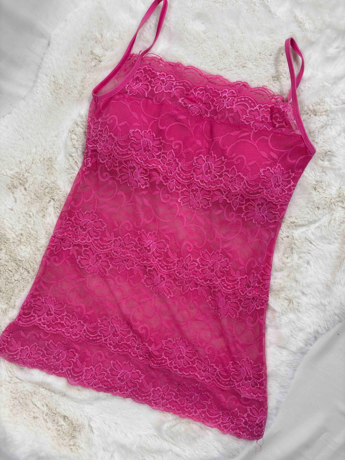 Nuo Li Ya Lacy Camisoles Rose Pink Freesize 073 09/01/26