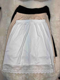 Skirt Slip Knee Length Solid S-XL 06/12/25