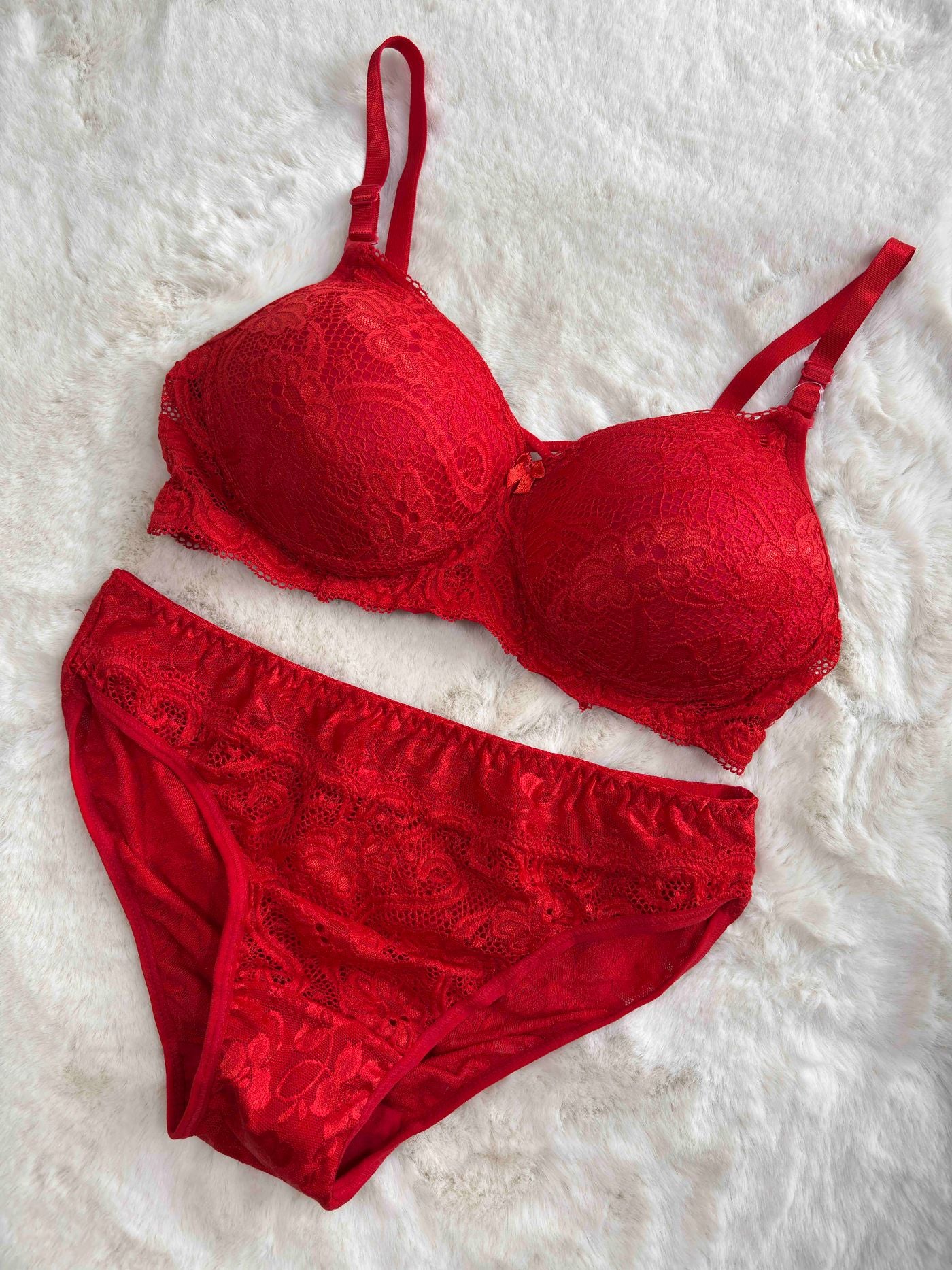 Scan Lingerie Set Full Coverage Padded Non Wired High Waist Solid 32B-38B 13/02/26
