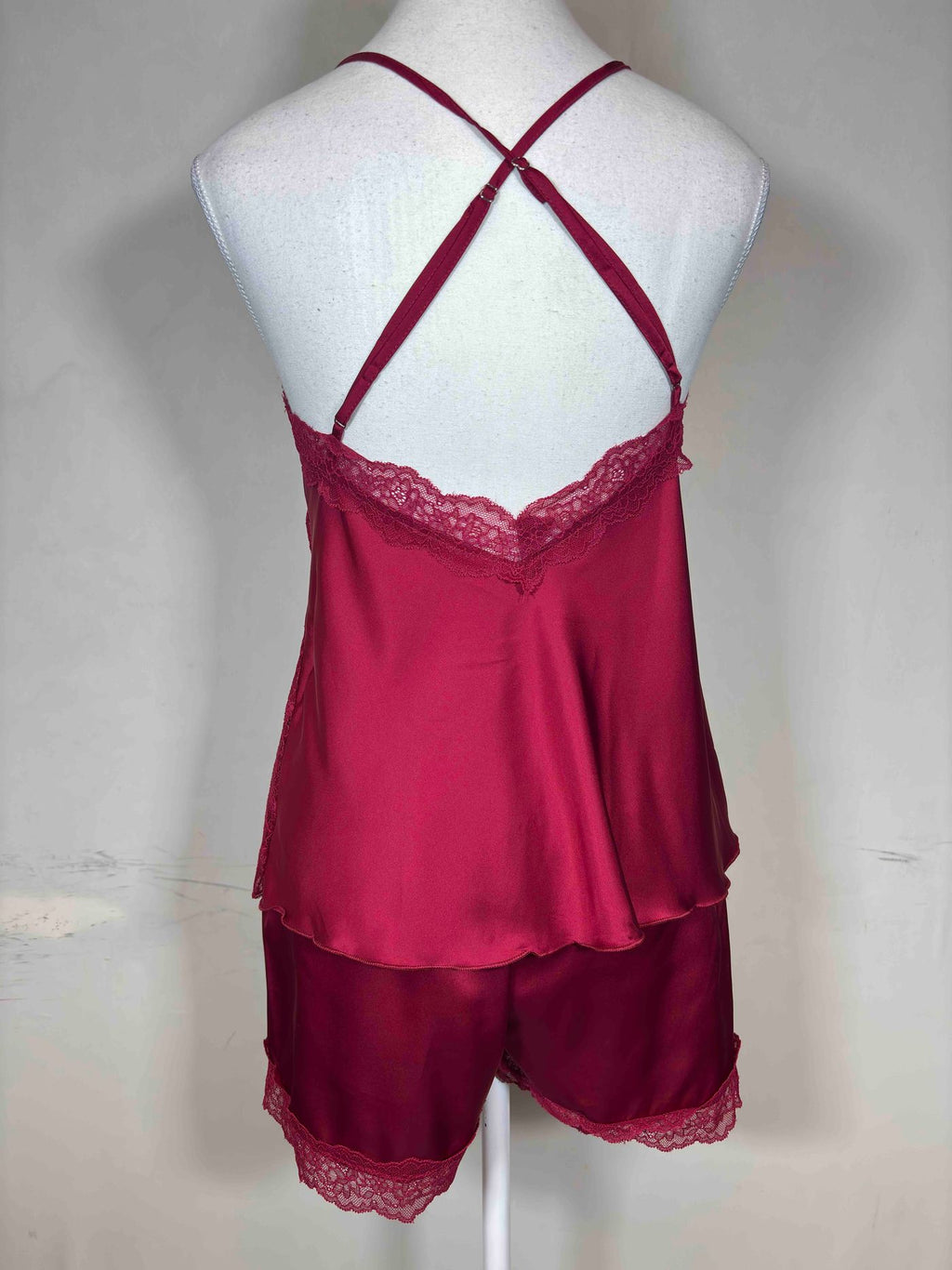 Fu Ni Fang Fancy Lingerie Set Sleeveless Shorts Non Padded Solid Freesize 022328 23/09/25