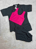 lady-beauty-3pc-coordsets-shirt-half-sleeves-full-length-bottom-solid-m-2xl-20-03-261
