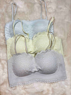 Bralette Full Coverage Padded Solid S-XL 01/03/26