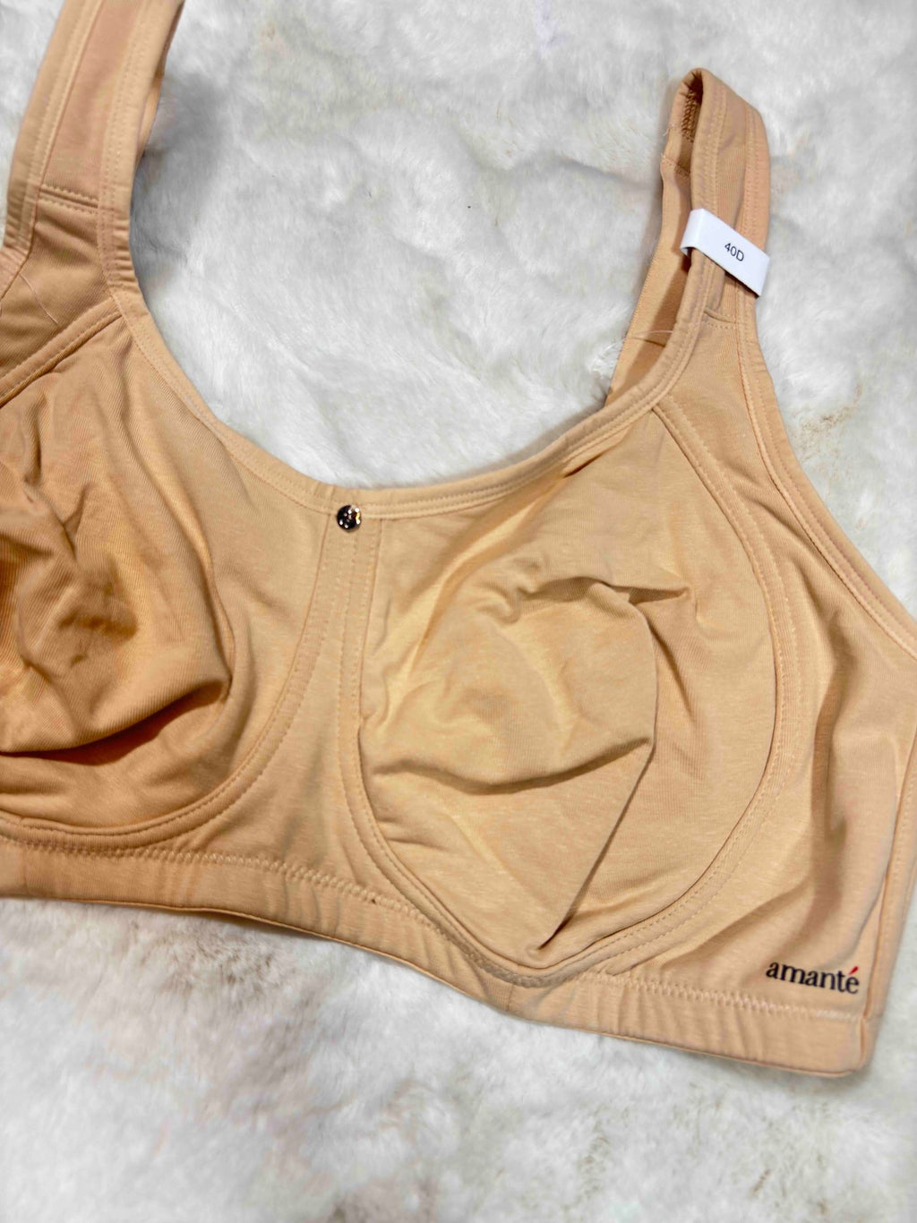 Amante Bigsize Bra Full Coverage Non Padded Non Wired Solid 40D 05/04/26