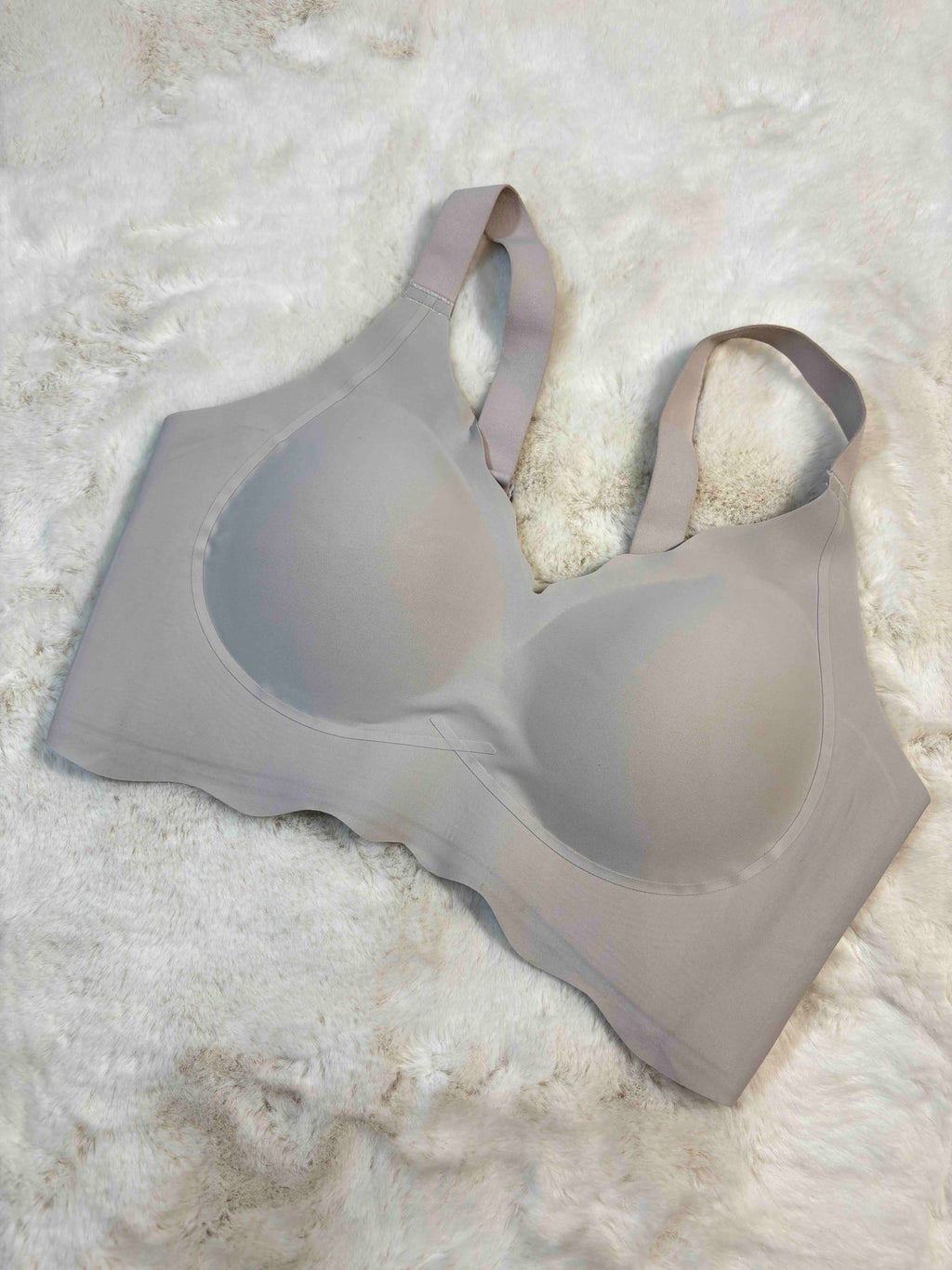 Seamless Bra Full Coverage Padded Non Wired Solid L-5XL 15/01/26
