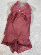 Baby Doll Lingerie Set Full Coverage Sleeveless Solid S-2XL 17/02/26