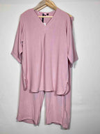 velvet-night-suit-solid-half-kurti-pyjama-m-2xl-lns-49q-08-07-25