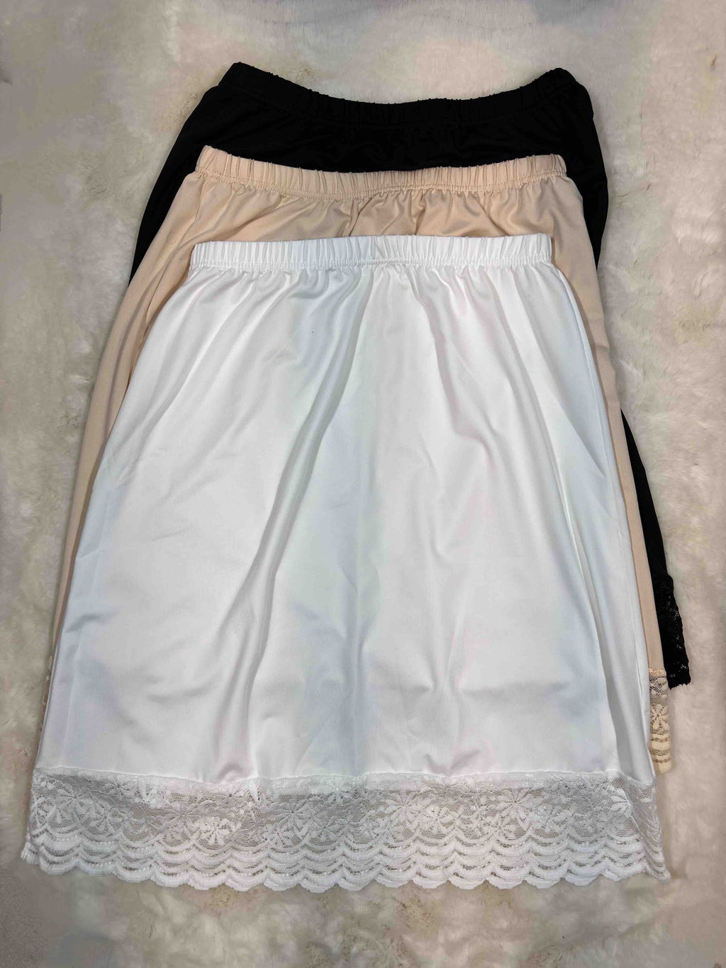 Skirt Slip Knee Length Solid S-XL 06/12/25