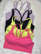 Sports Bra Full Coverage Padded Solid S-2XL 15/04/26