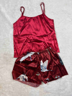 Fancy Lingerie Shorts 3/4 Sleeves Solid S-XL 12/04/2026
