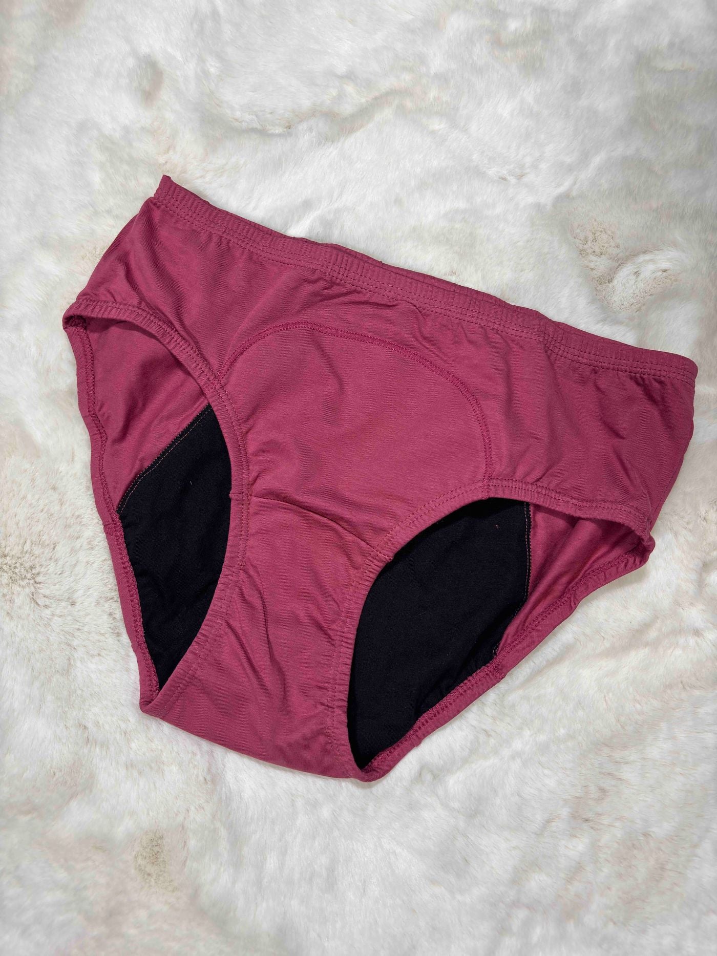 Juliet Midi Half Coverage Mid Waist Solid Pack Of 2 S-3XL Period Panty 18/11/25