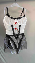 Black White Corset Fancy Lingerie 30/11/25