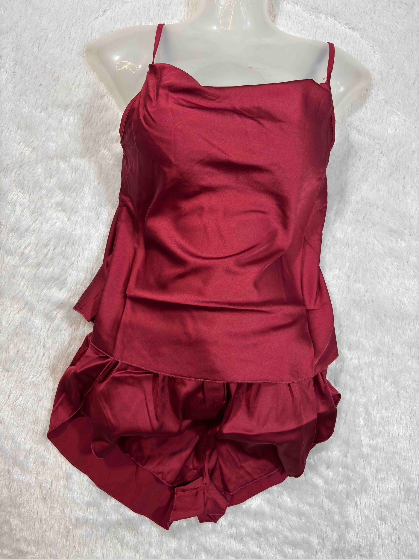 Baby Doll Lingerie Set Full Coverage Sleeveless Padded Solid S-2XL 17/02/26