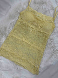 Nuo Li Ya Lacy Camisoles Yellow Freesize 073 09/01/26
