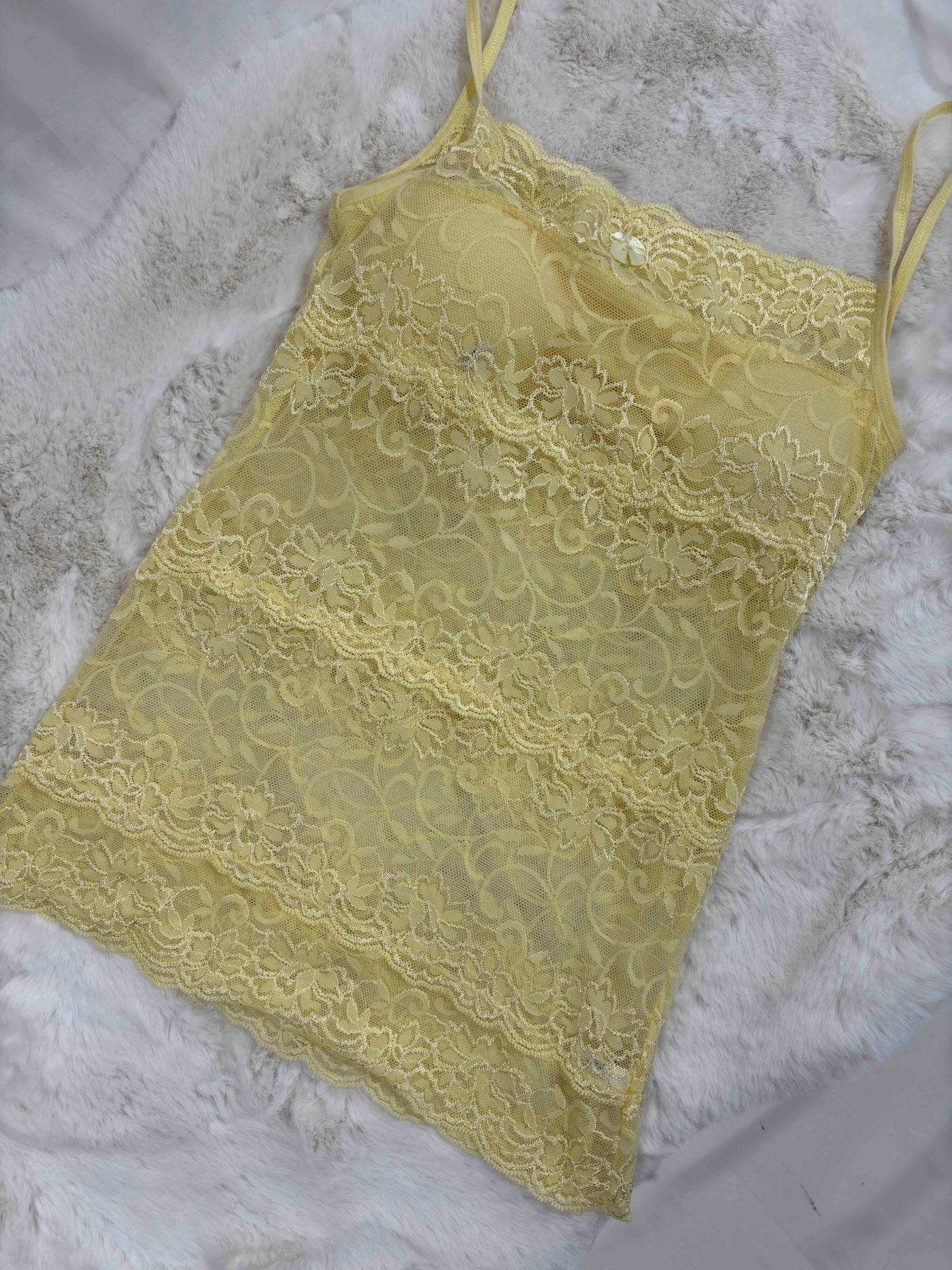 Nuo Li Ya Lacy Camisoles Yellow Freesize 073 09/01/26