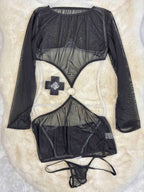 Fancy Lingerie Full Sleeves Solid S-XL B163 17/12/25