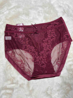 Lace Hipster Full Coverage High Waist Solid S-2XL 28/03/26