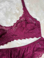 Alies Bra Panty Set Full Coverage Non Padded Non Wired Solid 21/02/26