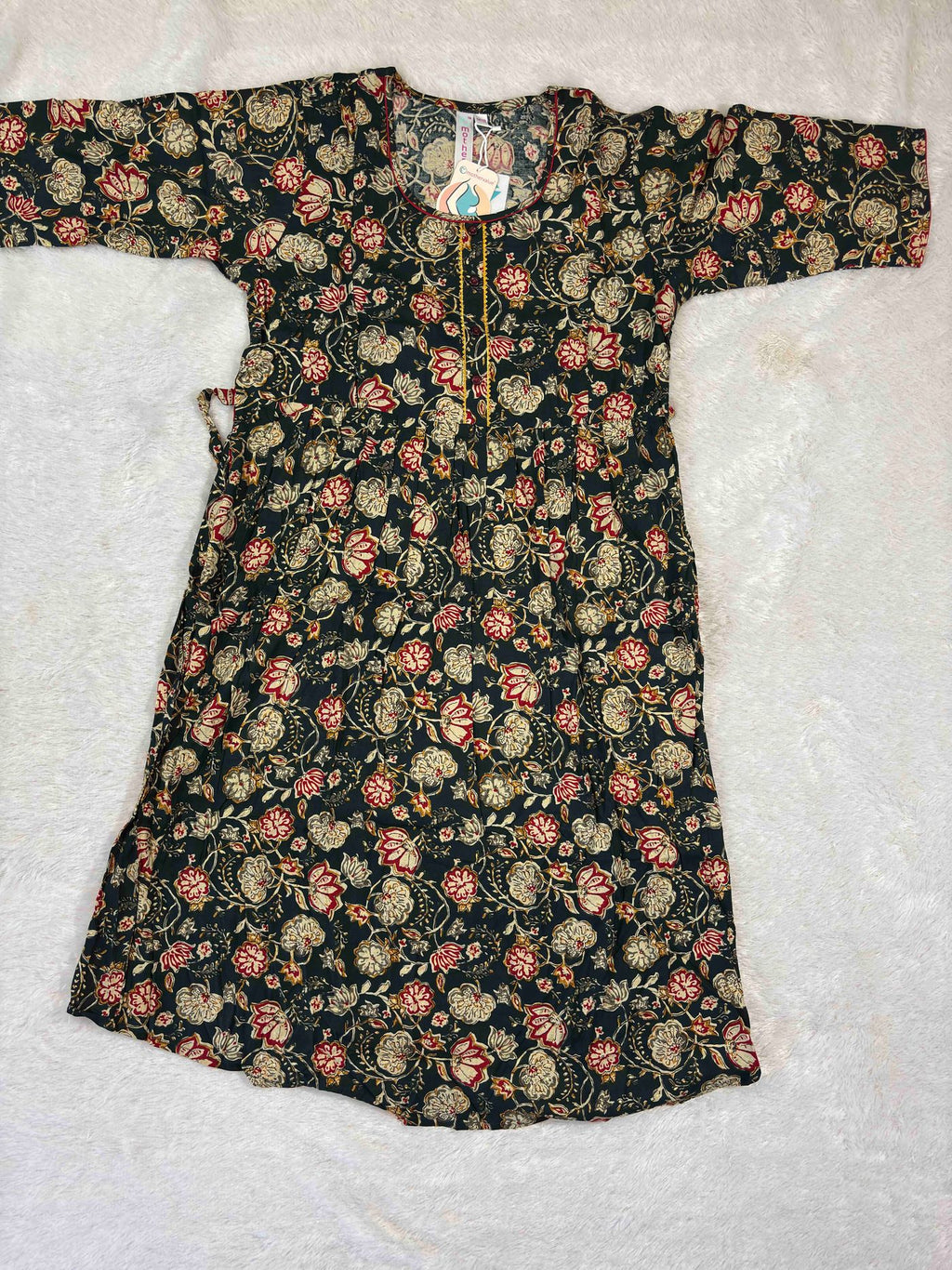 mothervalue-maternity-nighty-3-4-sleeves-full-length-solid-m-2xl-09-04-262