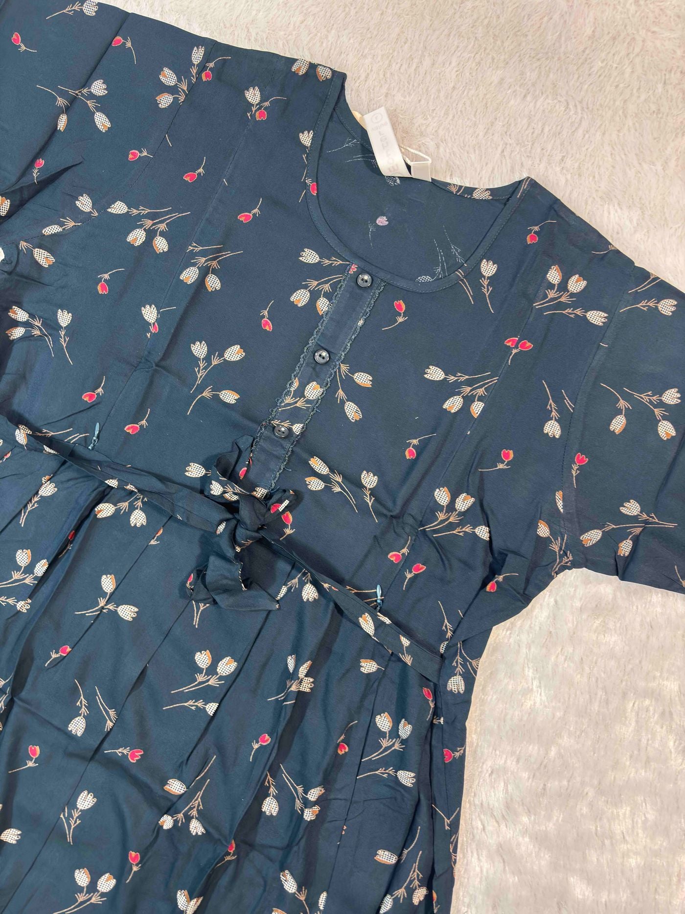 mothervalue-maternity-wear-3-4-sleeves-knee-length-printed-m-2xl-25-01-26QQ