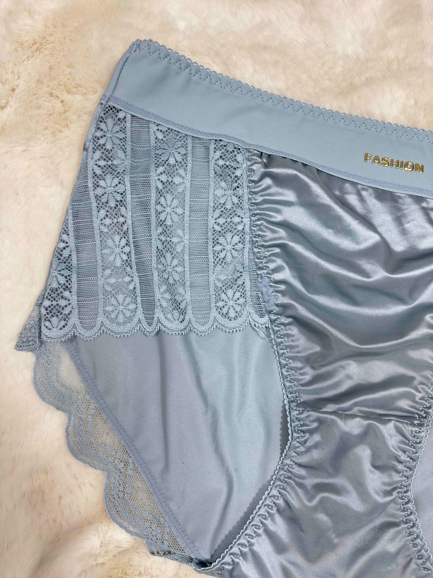 Lace Hipster Full Coverage High Waist Solid S-2XL 28/03/26