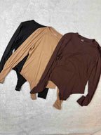 Bodysuit Full Sleeves Full Coverage Solid S-L 28/11/25
