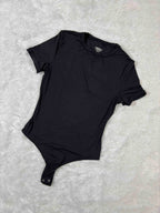 Bodysuit Half Sleeves Full Coverage Solid S-L 28/11/25