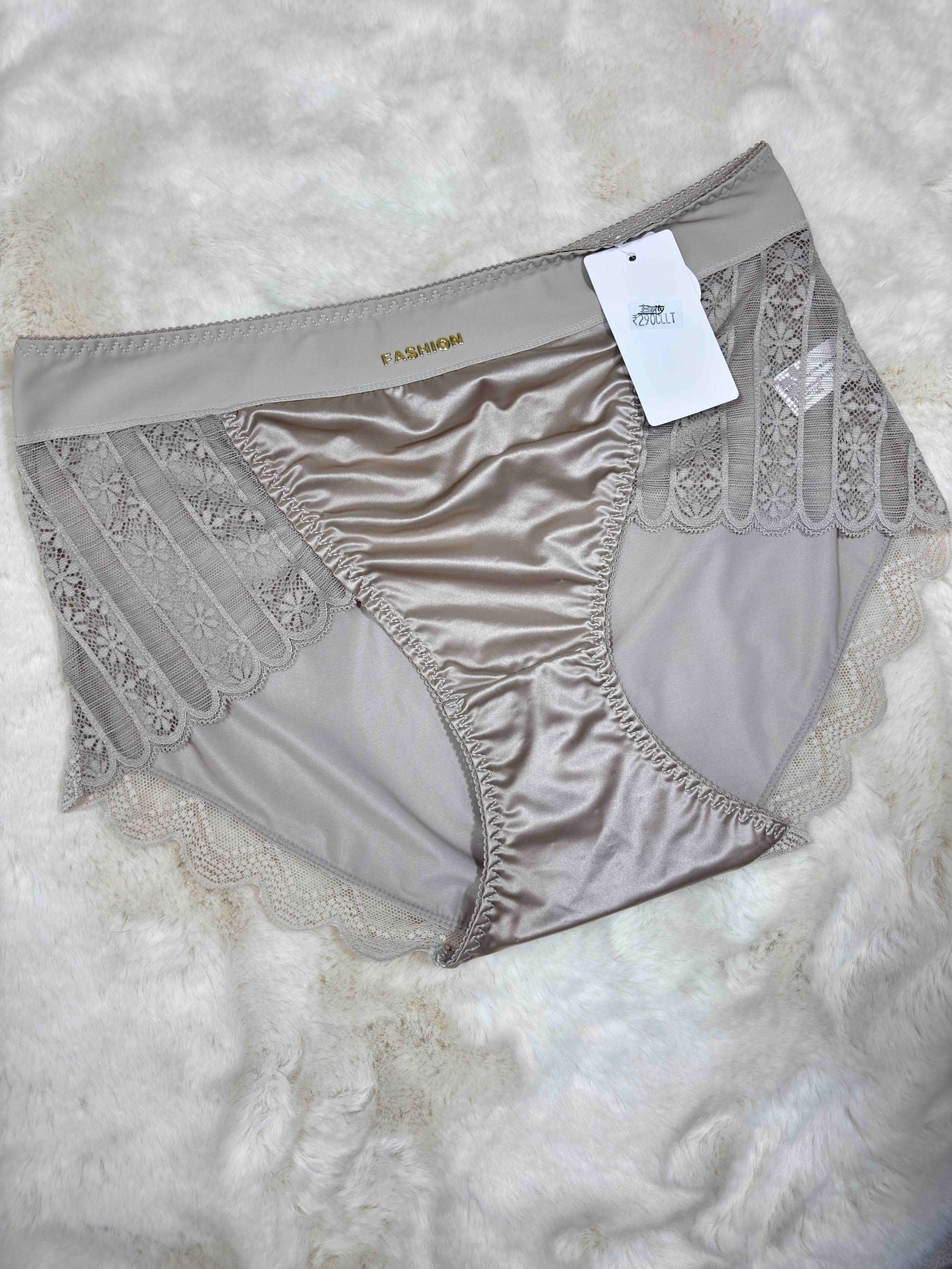 Lace Hipster Full Coverage High Waist Solid S-2XL 28/03/26