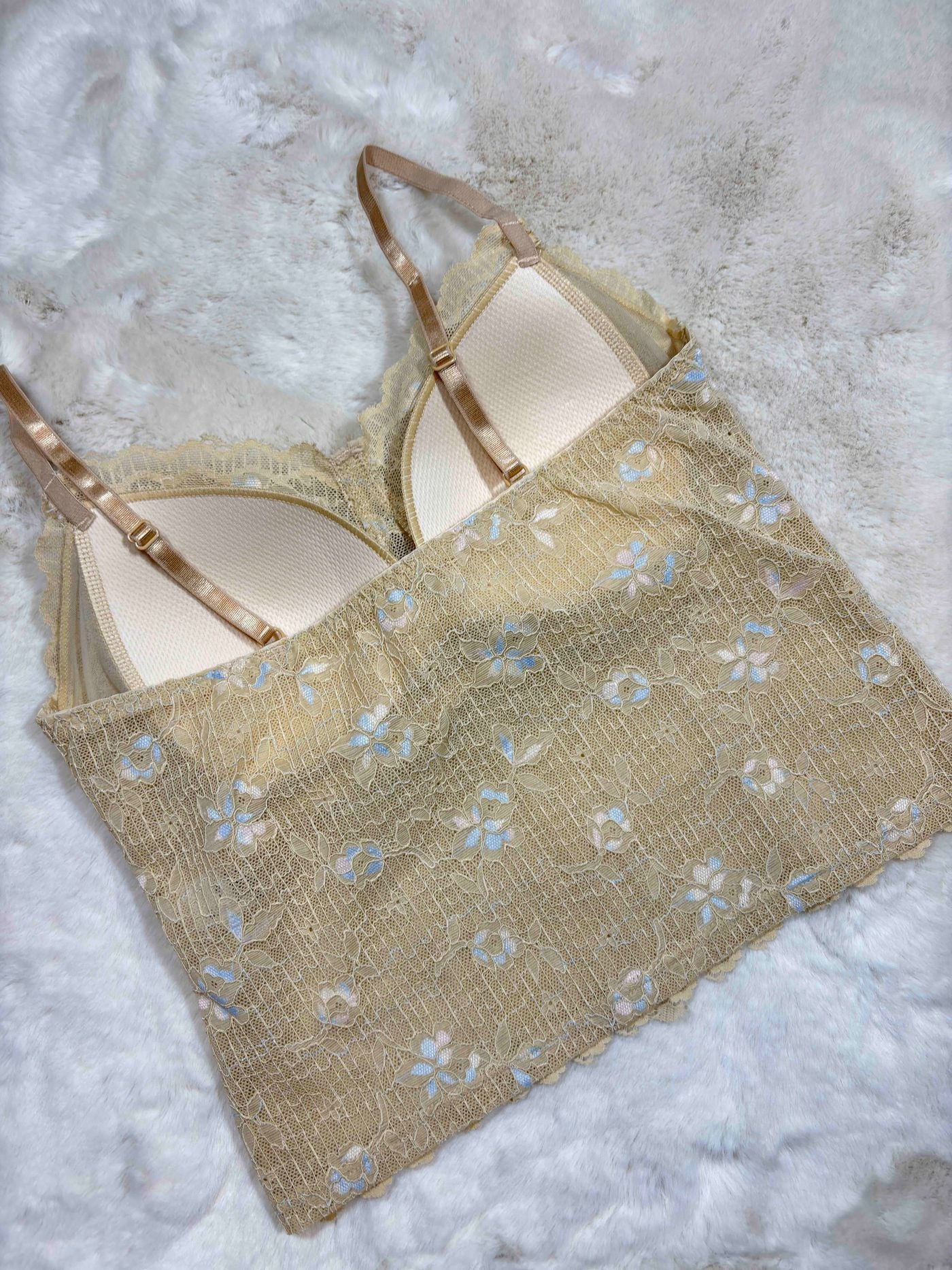 Fancy Bralette Full Coverage Padded Solid S-2XL 17/04/26