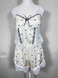 Fu Ni Fang Fancy Lingerie Sleeveless Shorts Non Padded Printed Freesize 26085 23/09/25
