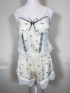 Fu Ni Fang Fancy Lingerie Sleeveless Shorts Non Padded Printed Freesize 26085 23/09/25