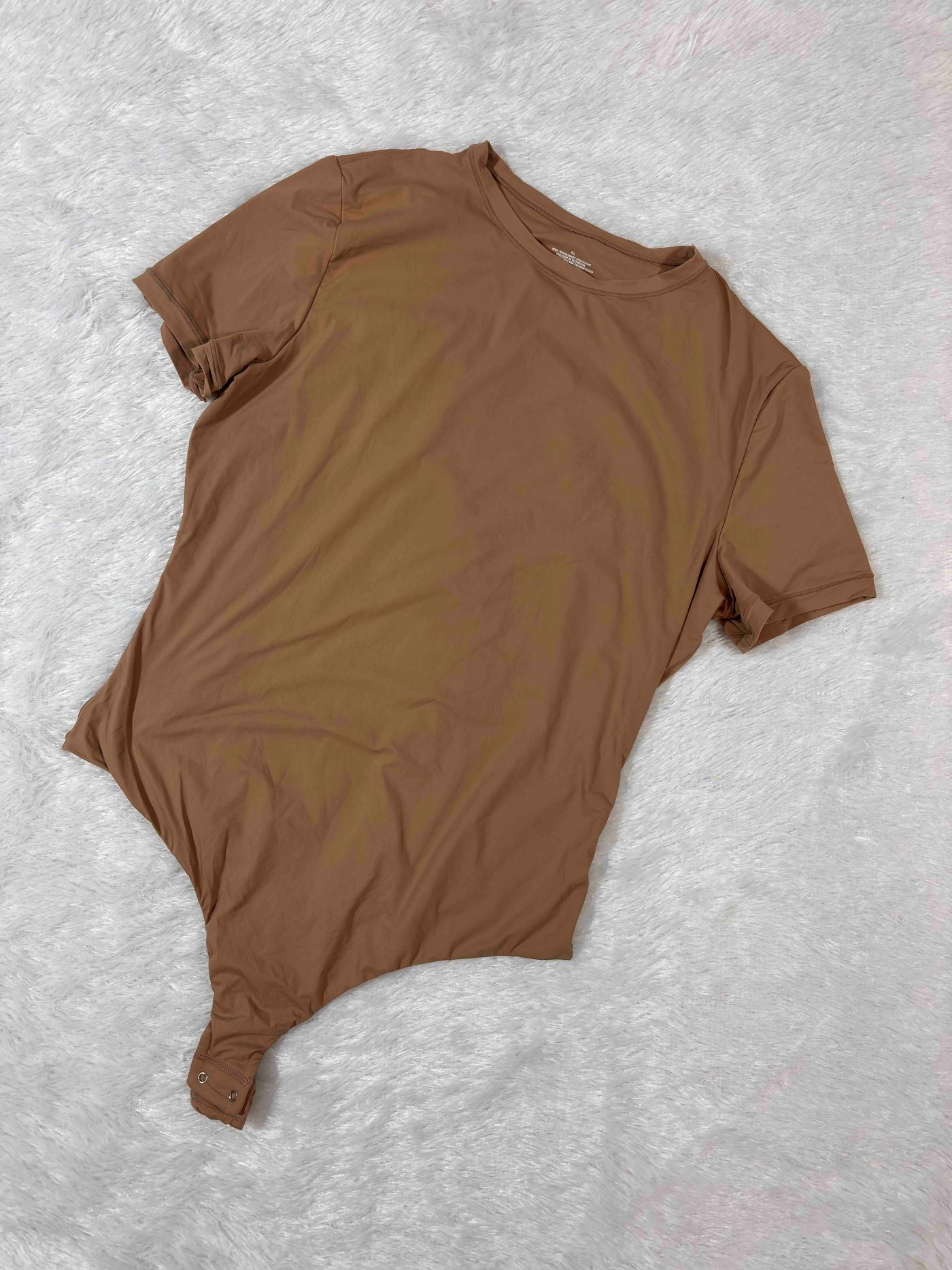 Bodysuit Half Sleeves Full Coverage Solid S-L 28/11/25