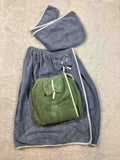 Bathrobe Solid S-XL 04/02/26