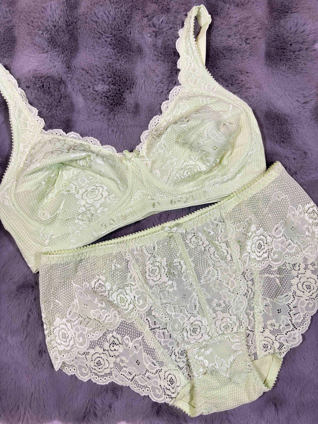 Alies Bra Panty Set Non Padded Non Wired High Waist Solid S-3XL 30/04/26
