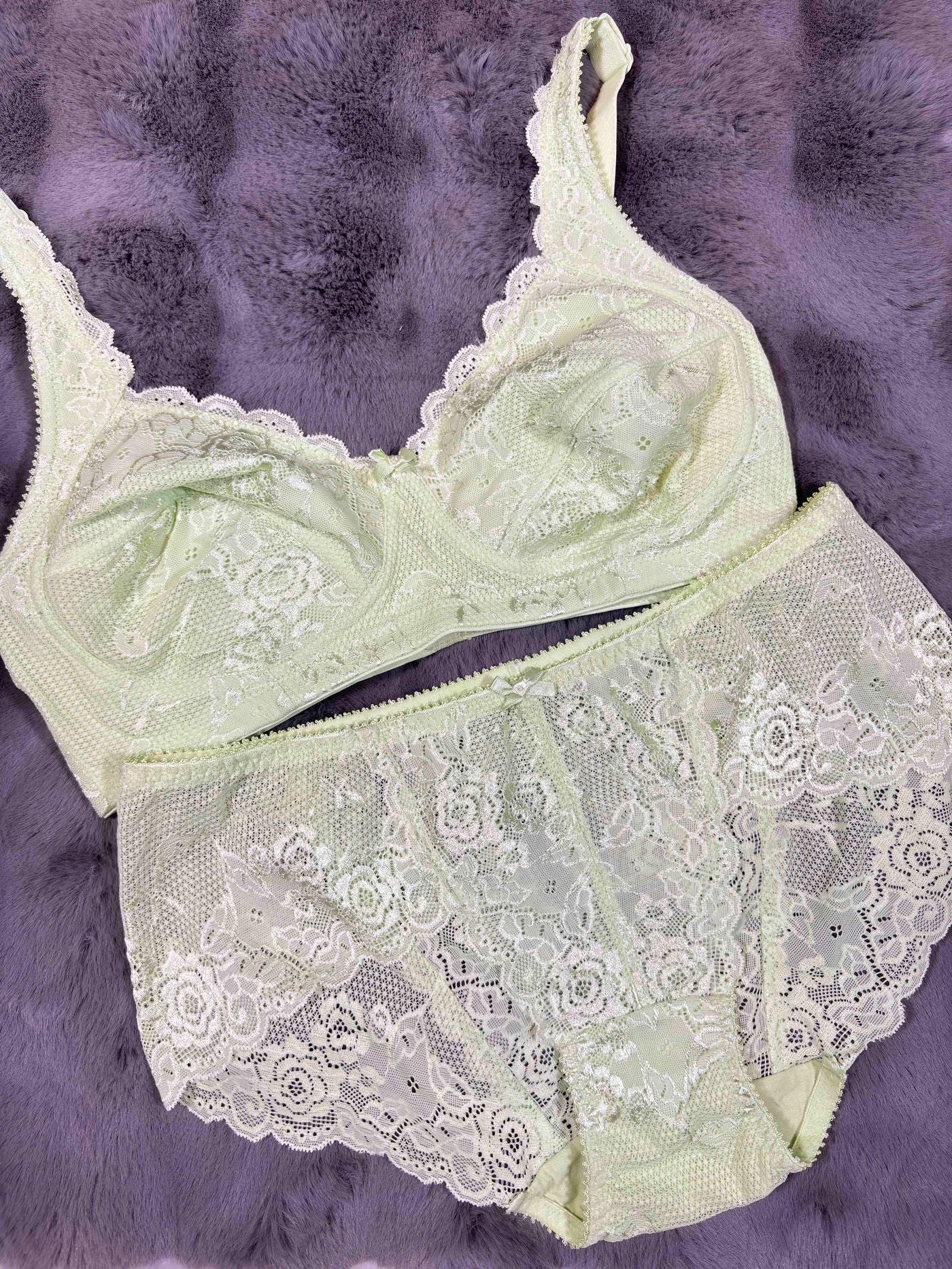 Alies Bra Panty Set Non Padded Non Wired High Waist Solid S-3XL 30/04/26