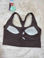 Sports Bra Full Coverage Padded Solid S-2XL 15/04/26