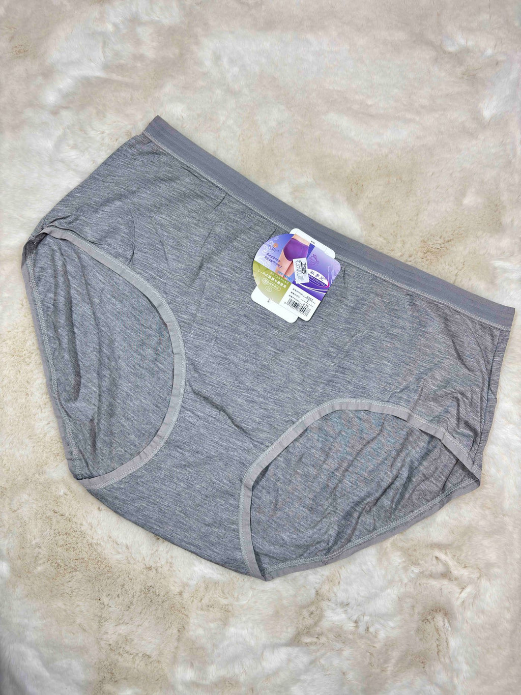 Big Size Hipster Panty Full Coverage High Waist Solid L-3XL 8557 06/12/25