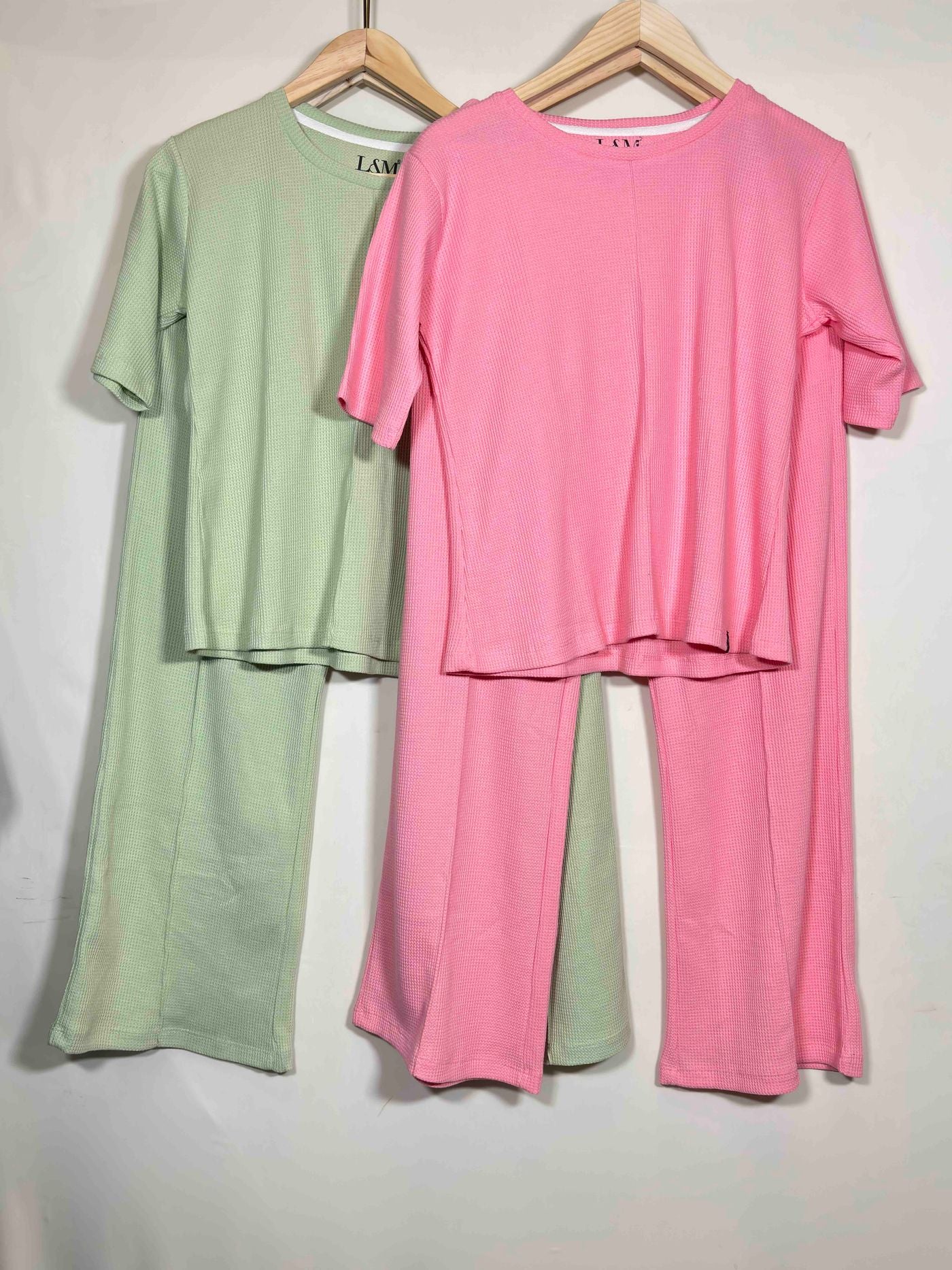 leisure-and-moods-coord-sets-tshirts-3-4-sleeves-full-length-solid-s-2xl-4843-01-08-25