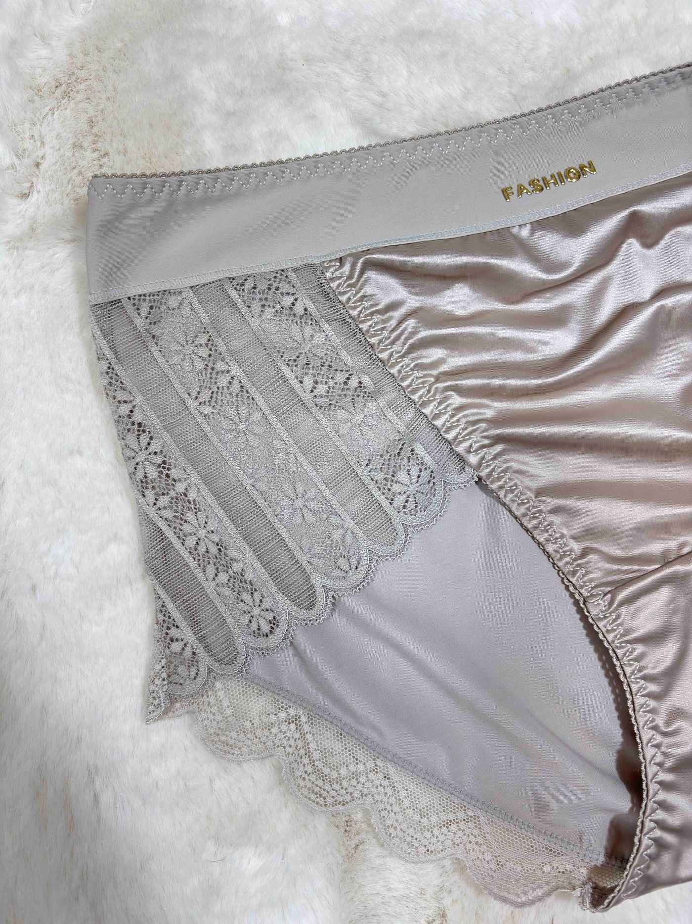 Lace Hipster Full Coverage High Waist Solid S-2XL 28/03/26