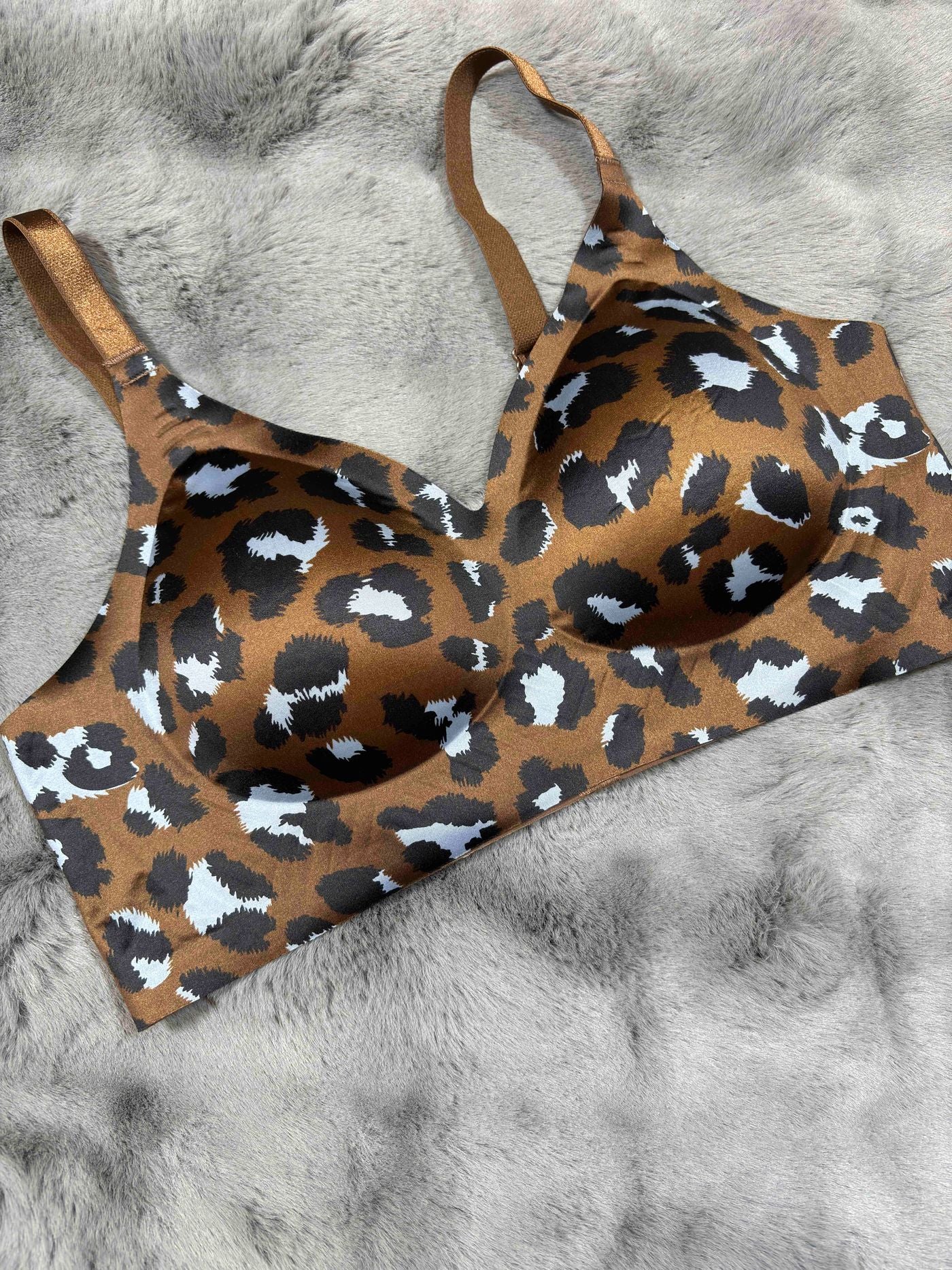 Seamless Bra Panty Set Full Coverage Padded Non Wired High Waist Printed M-XL 27/04/26
