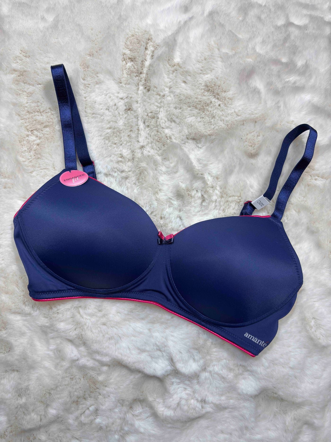 Amante Tshirt Bra Full Coverage Padded Non Wired Solid 32C-42C 28/01/26