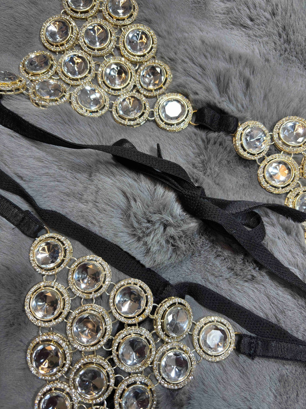 Diamond Bra Panty Set Full Coverage Low Waist Solid S-XL 23/04/26