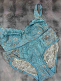 Alies Bra Panty Set Non Padded Non Wired High Waist Solid S-3XL 30/04/26