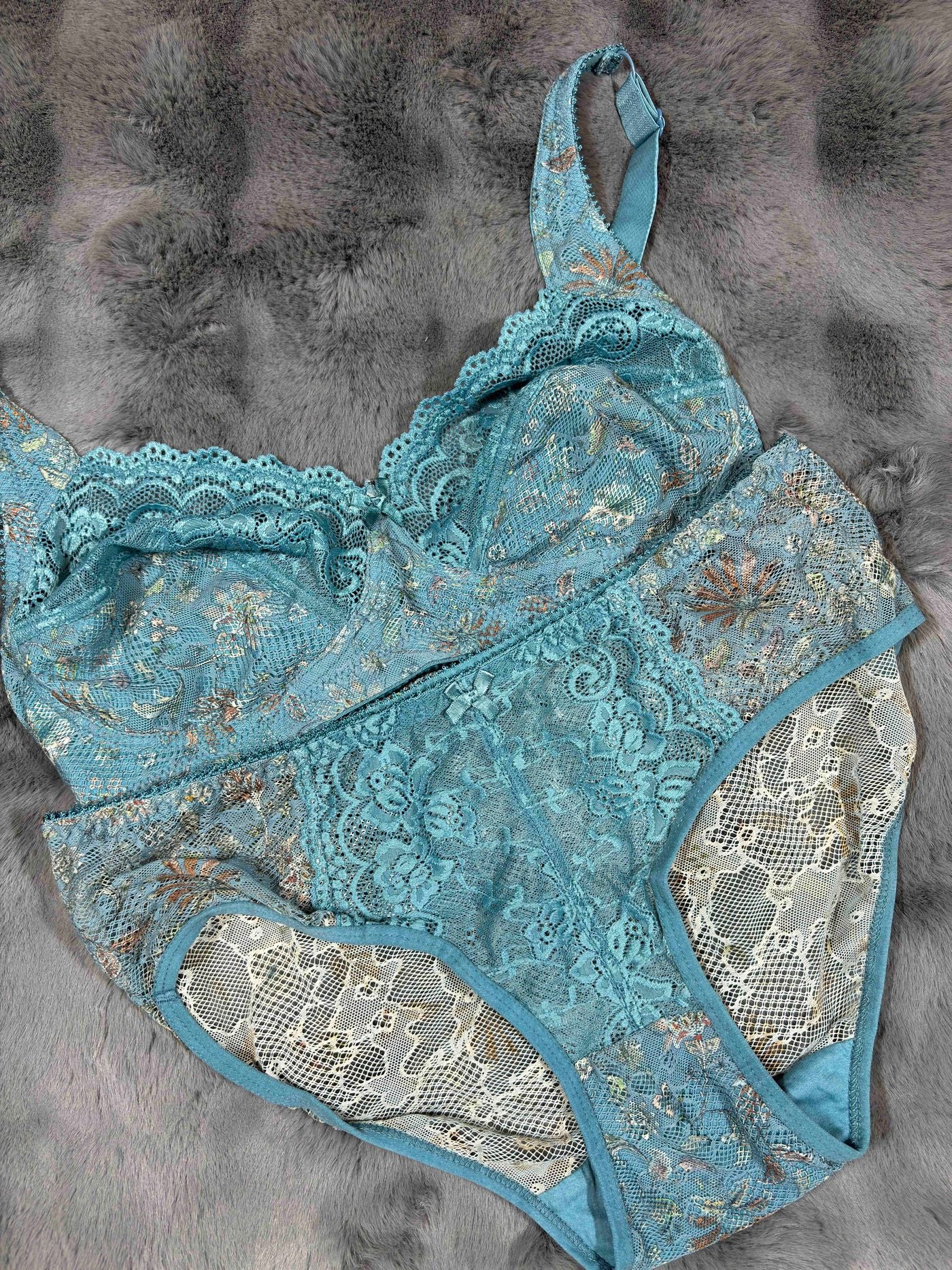 Alies Bra Panty Set Non Padded Non Wired High Waist Solid S-3XL 30/04/26